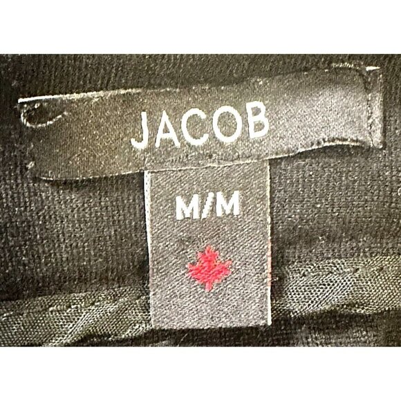 Jacob Canada Womans Pencil Mini Skirt Casual Office Stretch Short Black Size M - Picture 4 of 6